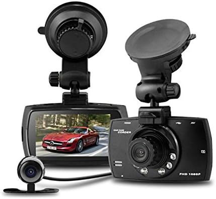 Autorádio DVR G30 s duálním objektivem, 2,7" LCD, Full HD 1080p, s G-senzorem