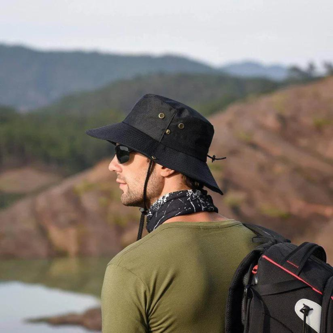 Voděodolný outdoorový klobouk s UV ochranou – ShieldFlex Pro