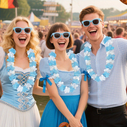 24 kusů dekorativních řetězů Oktoberfest – BavariaBlüten Oktoberfest 2025