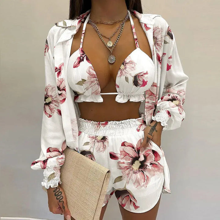 Stylový 3dílný letní outfit na pláž a k bazénu - TropenGlow
