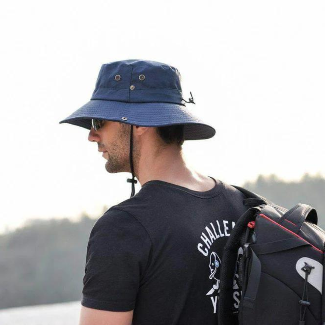 Voděodolný outdoorový klobouk s UV ochranou – ShieldFlex Pro