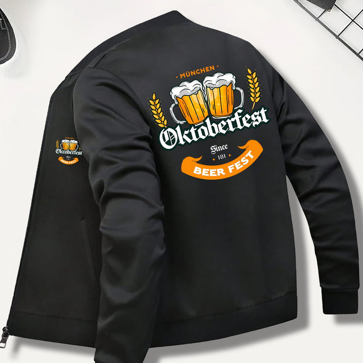 Pánská bomber bunda s potiskem piva Oktoberfest – Georg Oktoberfest 2025