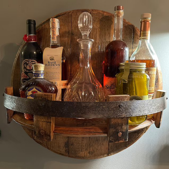 Regálový systém z dubového dřeva pro bourbonovou whiskey – Oakspire