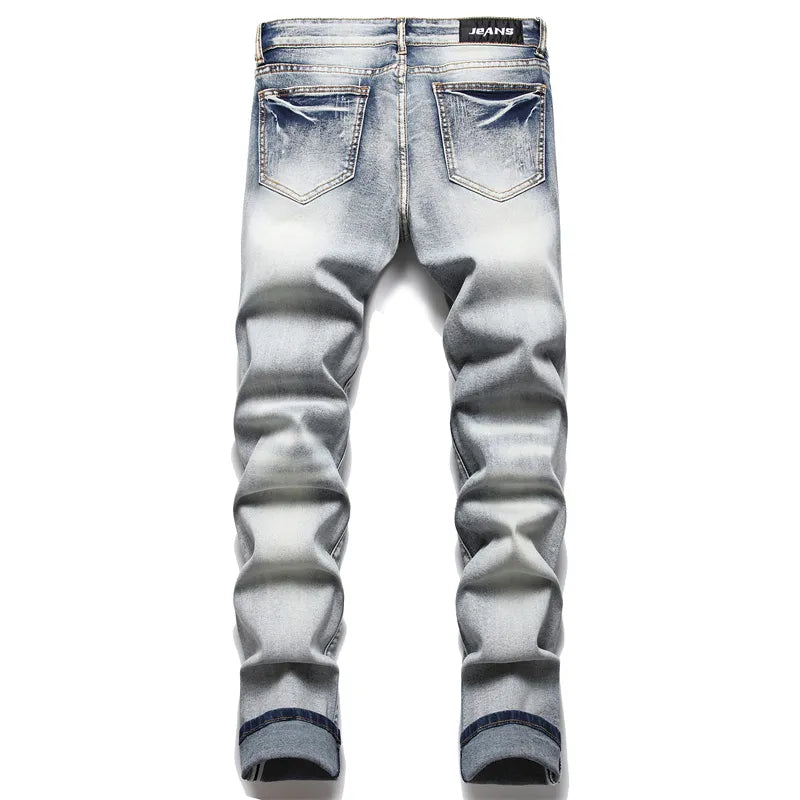 Trendy roztrhané pánské džíny - Jaxon