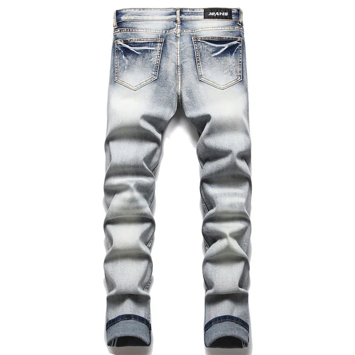 Trendy roztrhané pánské džíny - Jaxon