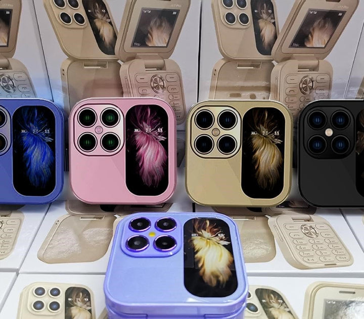 Skládací mini telefon – FlipLite