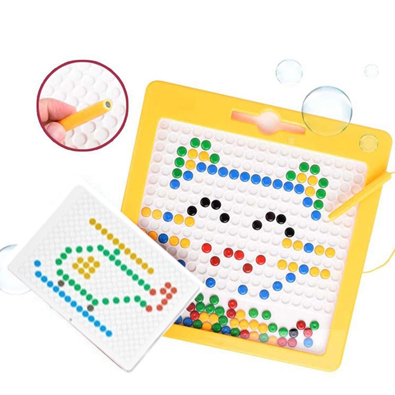 Magnetická tabule se znaky a korálky - MagniDots