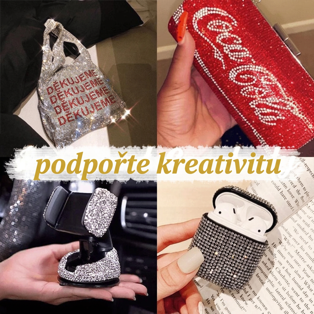 Pero na aplikaci kamínků pro tvoření a nehtové zdobení, pojme 70 kamínků