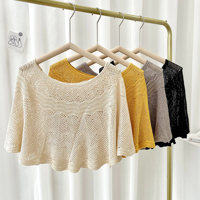 Dámský šál z hedvábí s úpletem a UV ochranou – Amira