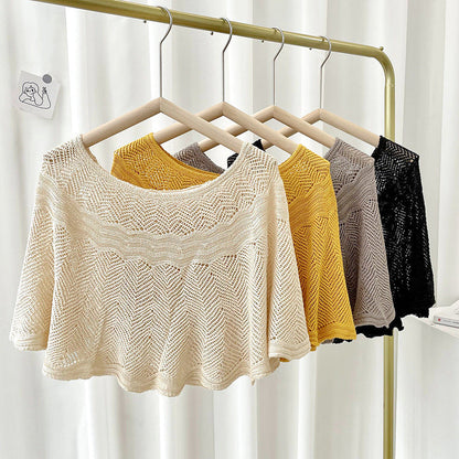 Dámský šál z hedvábí s úpletem a UV ochranou – Amira