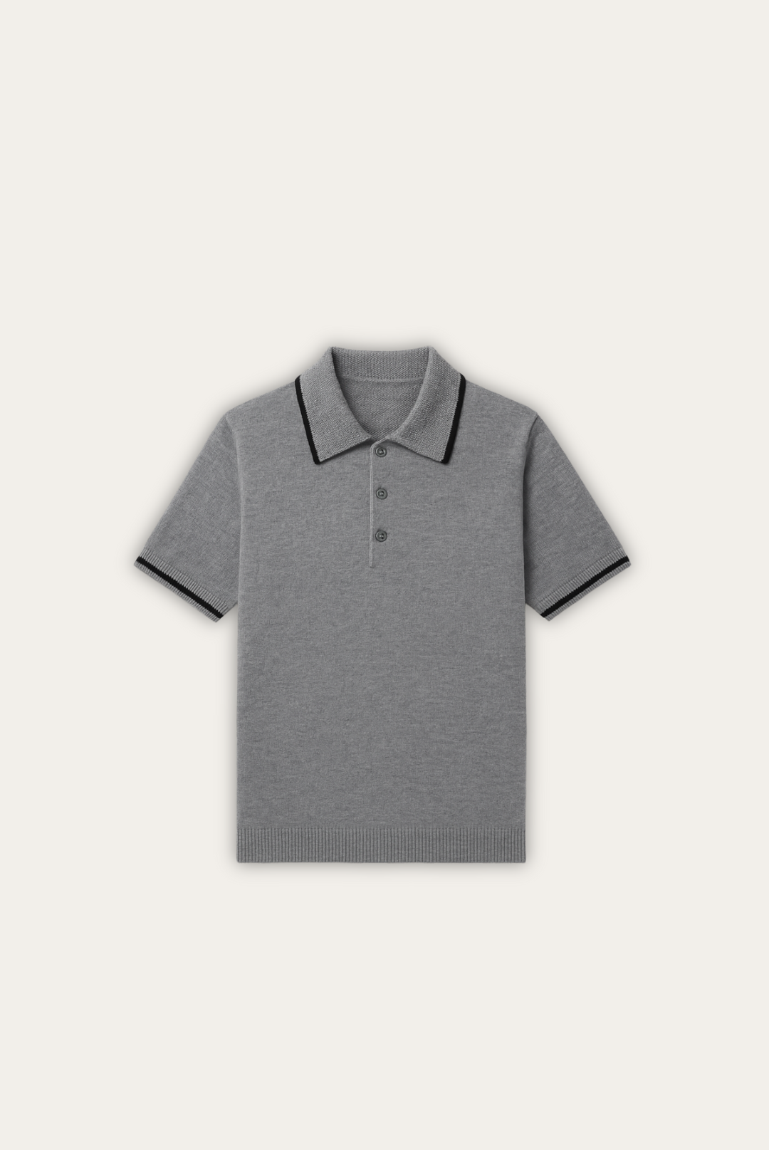 Stylový pánský polo v kašmírové merino vlně – Renzo