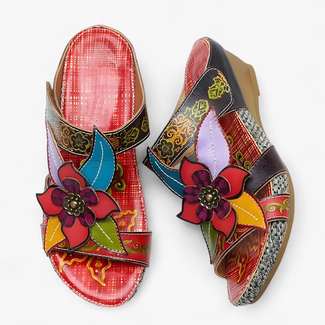 Boho sandály pro ženy s pletenými pásky – BohoStep Dolly