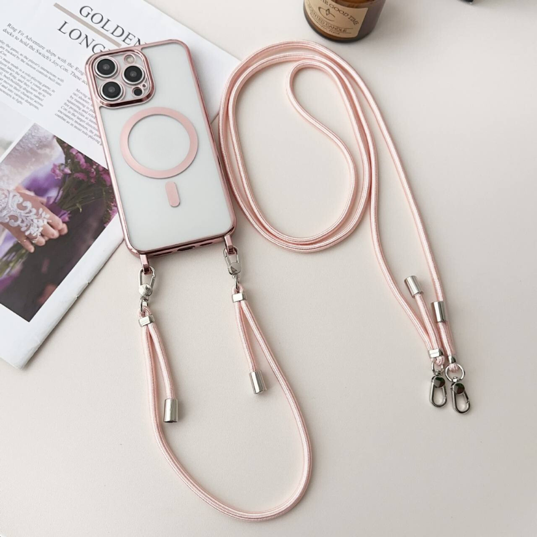 MagSafe taška na telefon pro iPhone s popruhem – Halo (1+1 ZDARMA)