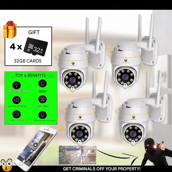 Sada 4 chytrých WiFi bezpečnostních kamer – Sada SmartCam 4X