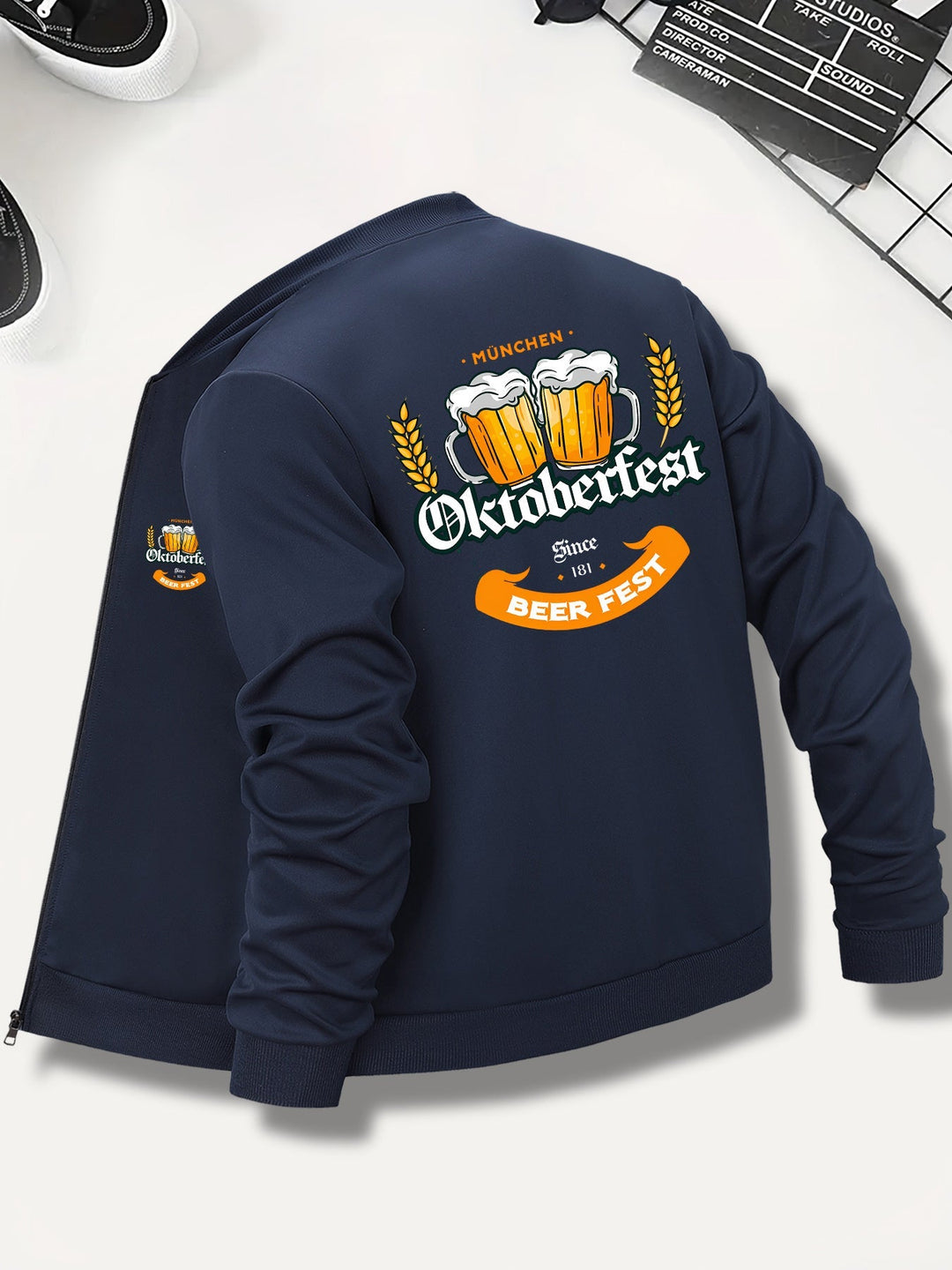 Pánská bomber bunda s potiskem piva Oktoberfest – Georg Oktoberfest 2025