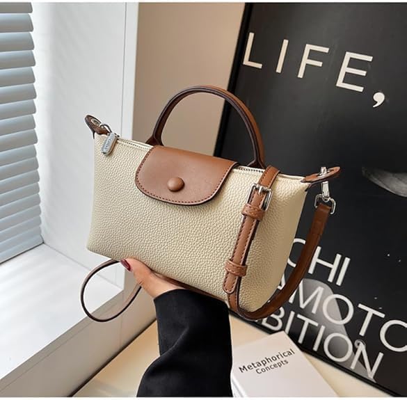 Dámská crossbody taška – malá prošívaná cestovní kabelka z PU kůže