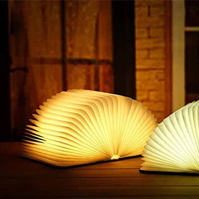 Skládací knižní lampa s teplým LED světlem - StoryGlow