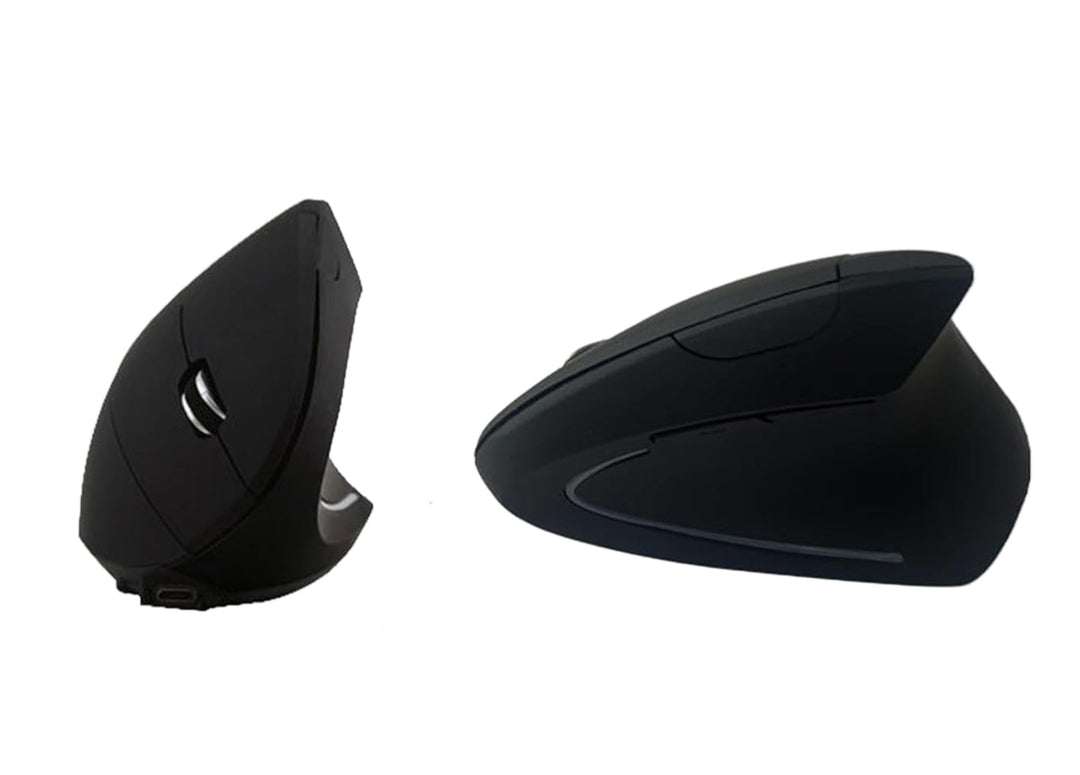 Dobíjecí ergonomická vertikální bezdrátová myš – Elvion