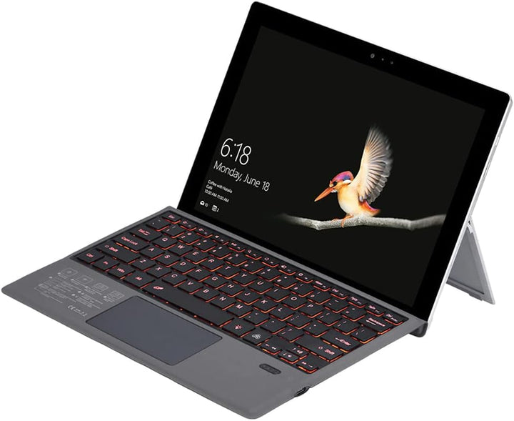 Bezdrátová Bluetooth klávesnice s podsvícením a touchpadem pro Surface Pro – Nexora