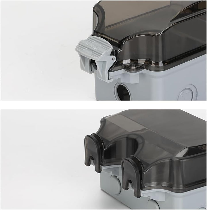 IP66 venkovní vodotěsná nástěnná zástrčka s uzamykatelným víkem – PowerGuard