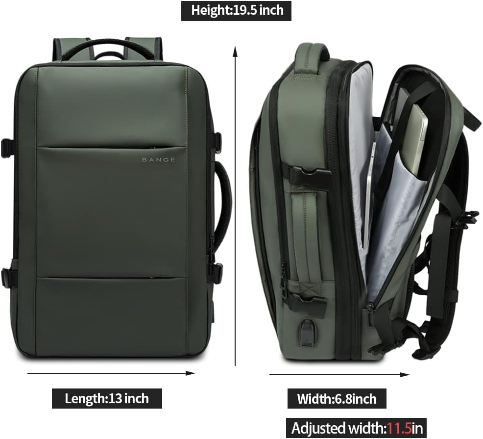Rozšiřitelný vodotěsný cestovní batoh 26–45 l s přihrádkou na notebook a možností přeměny na duffle tašku.