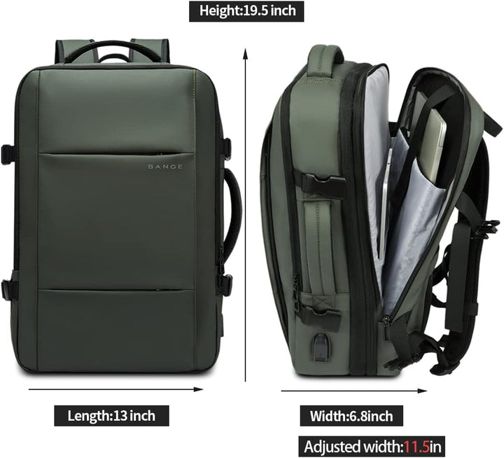 Rozšiřitelný vodotěsný cestovní batoh 26–45 l s přihrádkou na notebook a možností přeměny na duffle tašku.