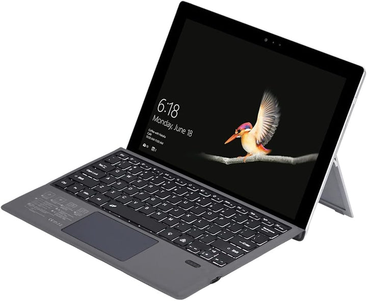 Bezdrátová Bluetooth klávesnice s podsvícením a touchpadem pro Surface Pro – Nexora