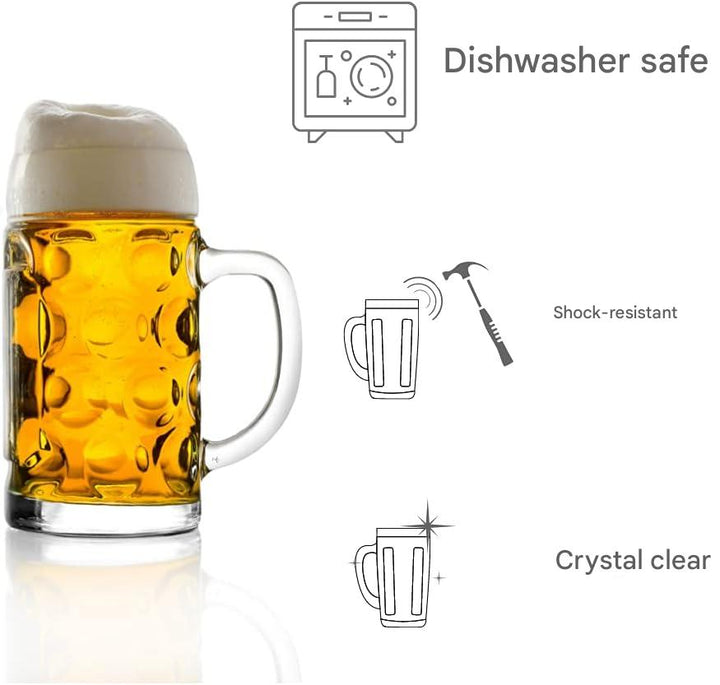 Pohárek na pivo (2-balení/6-balení, 0,5 L) – WiesnKrug Oktoberfest 2025