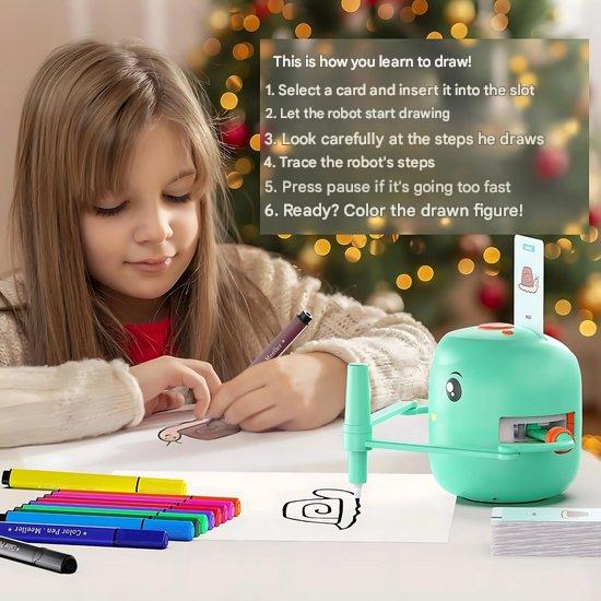 Kreslící robot s učebními pomůckami – Kreativní kreslení pro děti