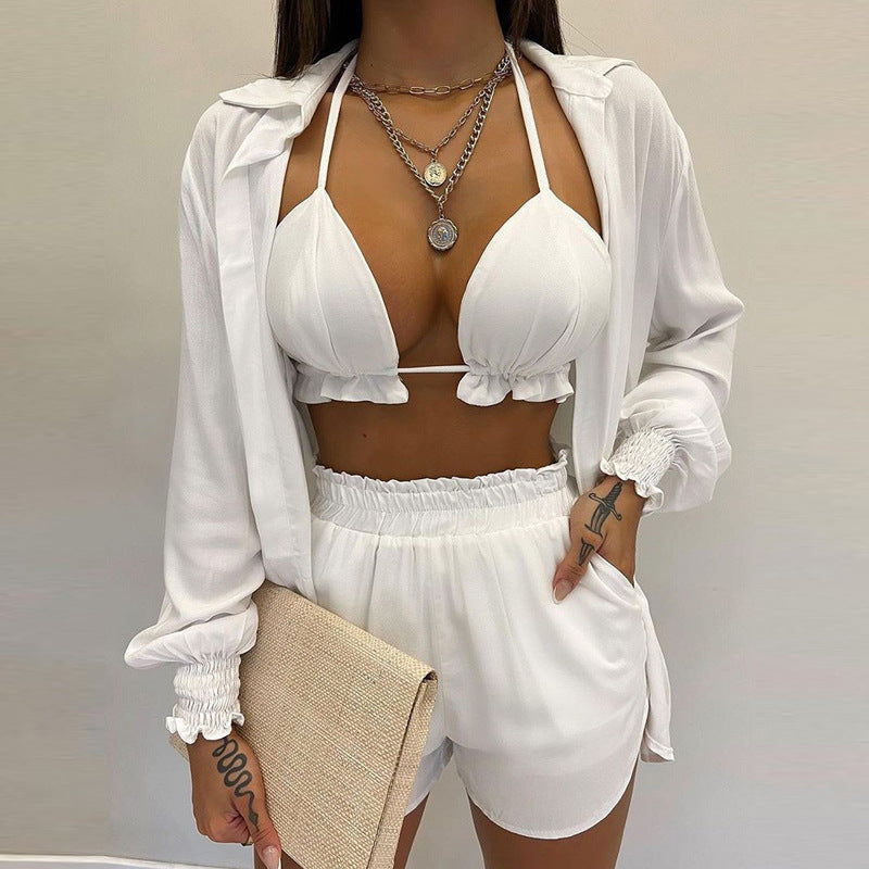 Stylový 3dílný letní outfit na pláž a k bazénu - TropenGlow