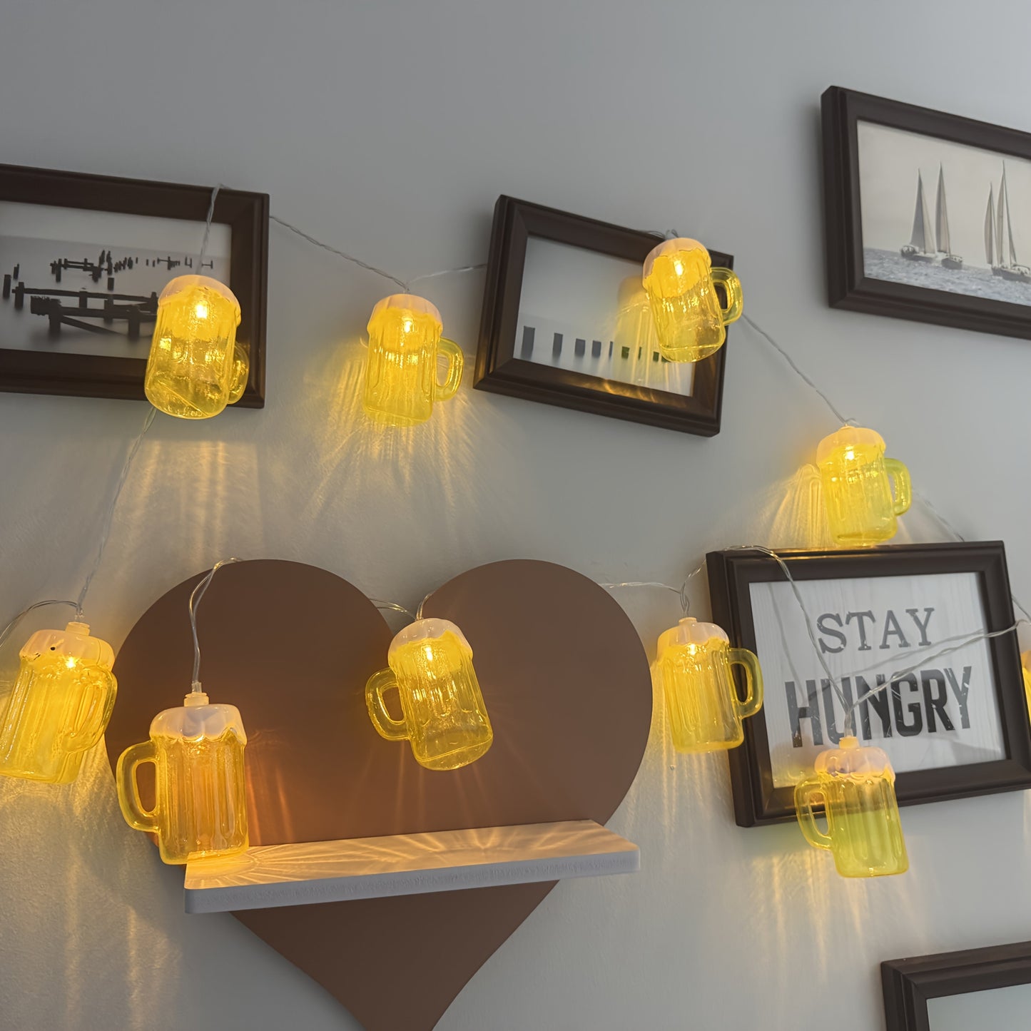 2 kusy LED pivní sklenice světelný řetěz – LichterBier Oktoberfest 2025