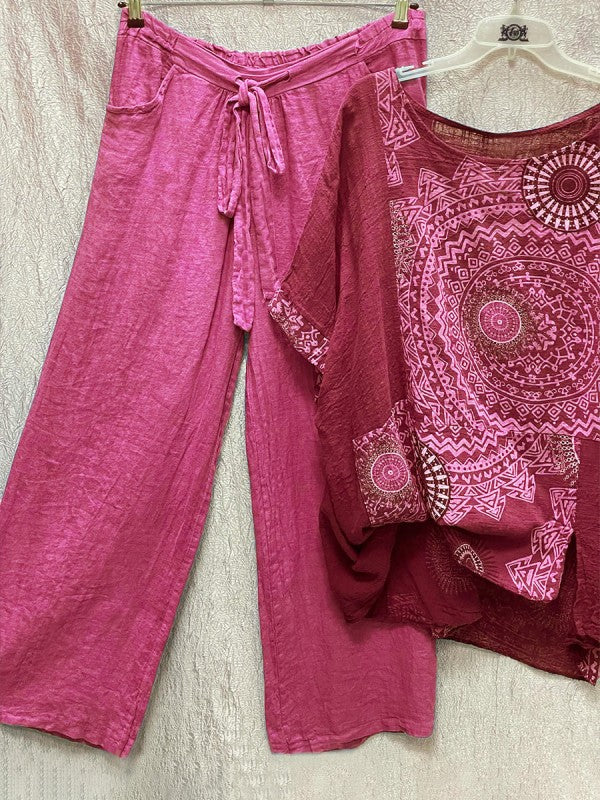 Vzdušný dvoudílný dámský letní outfit - Yara