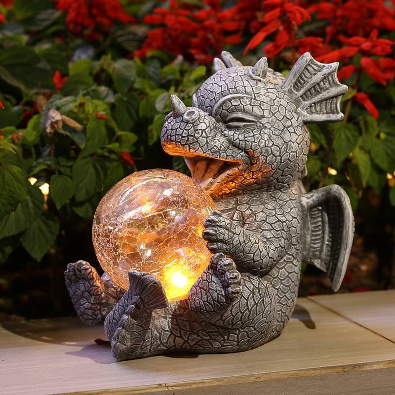 LED stolní lampa ve tvaru draka – Nyra