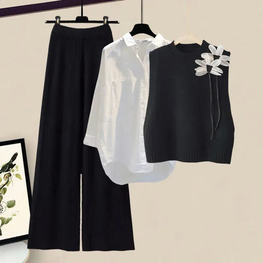 Pletená dámská souprava 3 kusy – Camilla