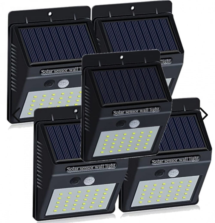 Sada 5 solárních LED venkovních lamp – LumaPath