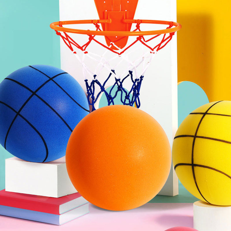Hlasitý basketbalový míč z PU pěny pro děti – Silento