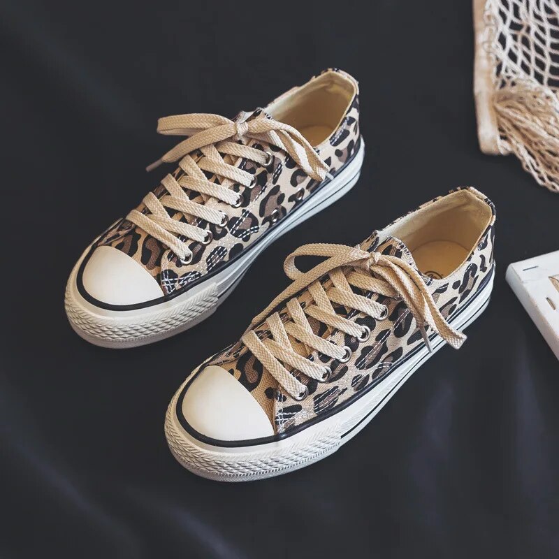 Stylové leopardí tenisky pro ženy – Savannah