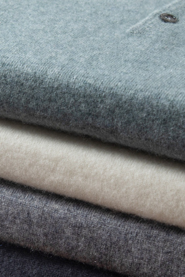 Stylový pánský polo v kašmírové merino vlně – Renzo