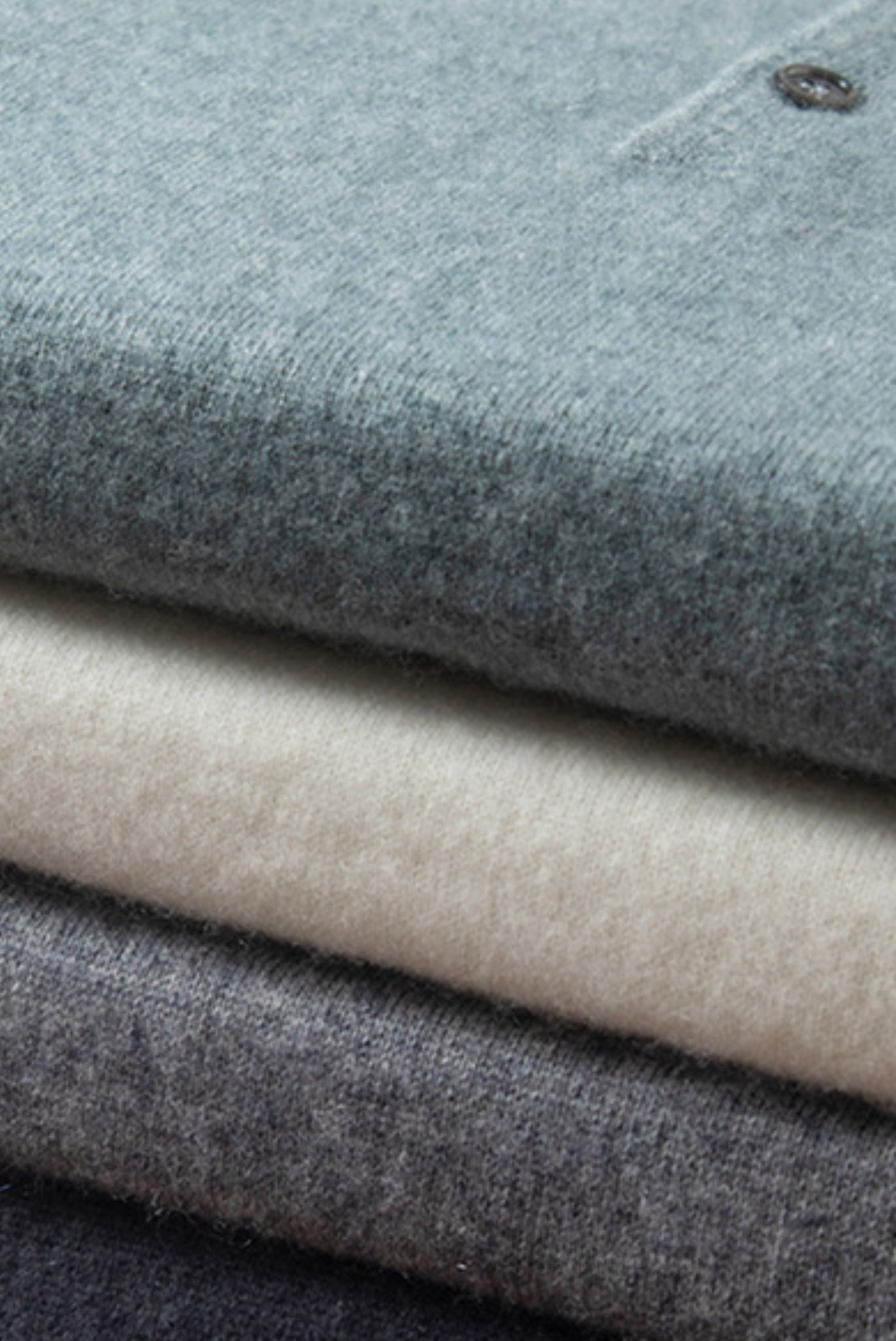 Stylová pánská polokošile s límcem z kašmíru a merino vlny – Miro