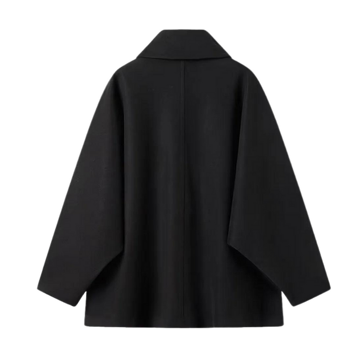 Dámská přechodová bunda v oversized vzhledu se zapínáním na knoflík – Selina