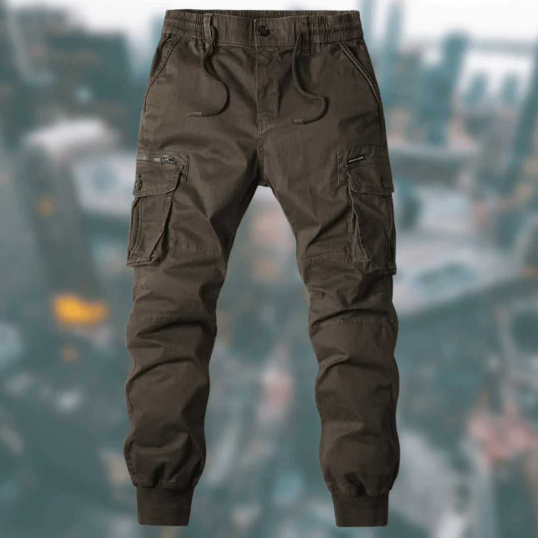 Podzimní ležérní pánské cargo jogger kalhoty – Lukas