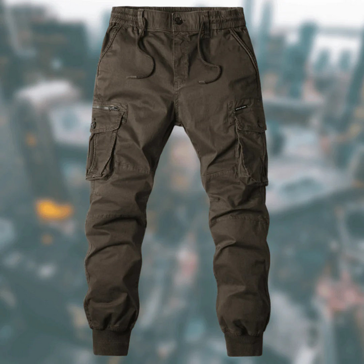 Podzimní ležérní pánské cargo jogger kalhoty – Lukas