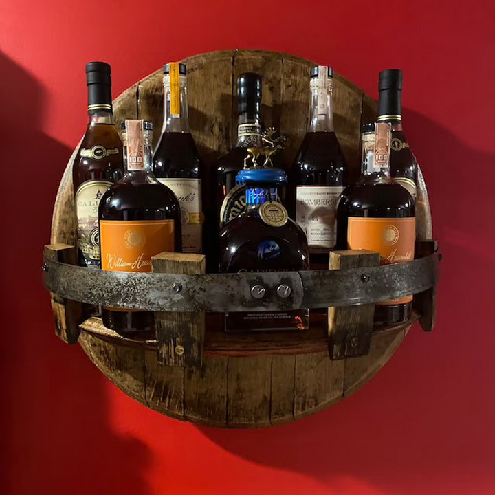 Regálový systém z dubového dřeva pro bourbonovou whiskey – Oakspire