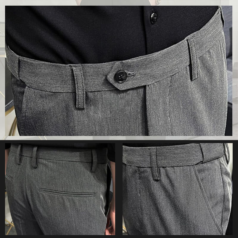 Slim Fit formální pánské kalhoty – Milán