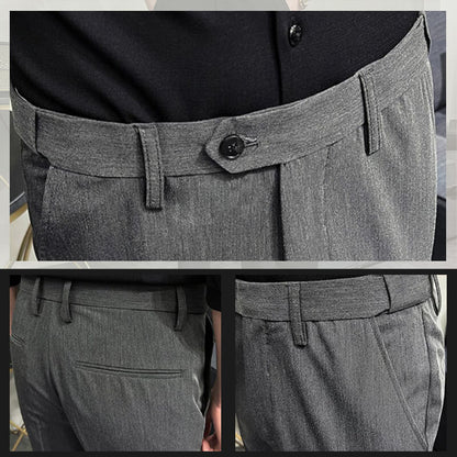 Slim Fit formální pánské kalhoty – Milán