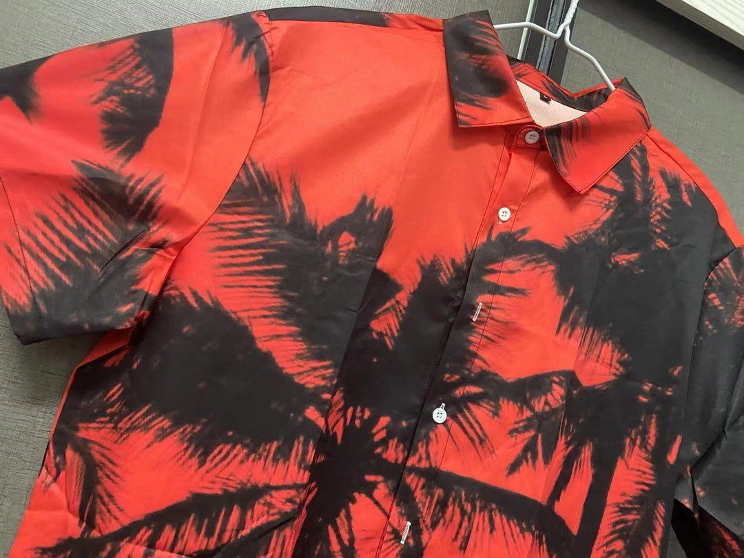 Trendy košile s tropickým potiskem – Kaikura