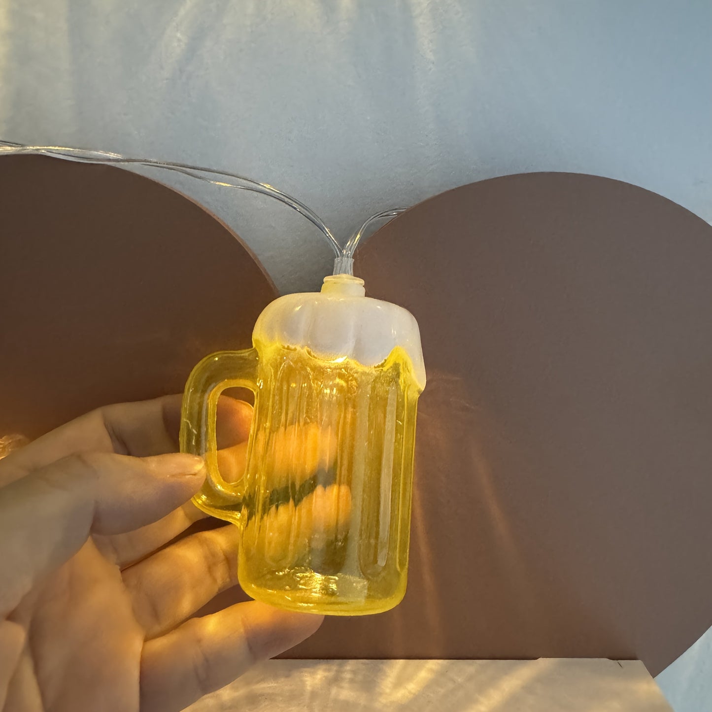 2 kusy LED pivní sklenice světelný řetěz – LichterBier Oktoberfest 2025