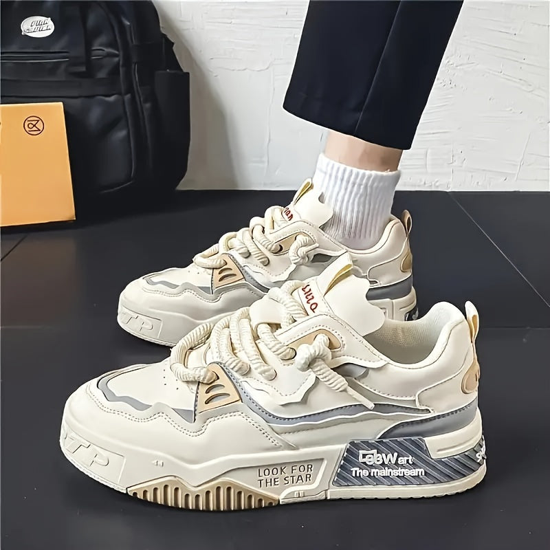Objemné pánské tenisky pro streetwear s profilovanou podrážkou a komfortními polštářky – Kairo