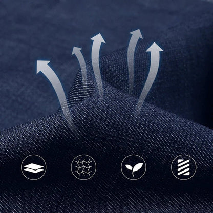 Pánské džíny s vysokým pasem a rovnými nohavicemi – Tobias