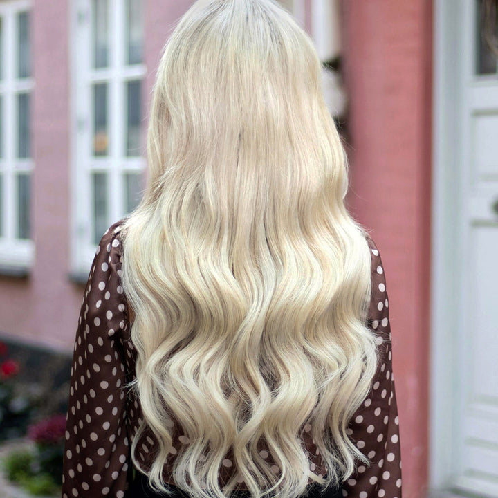 Clip-in vlasy prodlužující set – Sorella (Světle popelavě blond 60B)